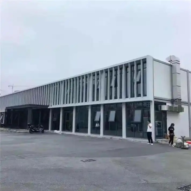 Prefabricated Customized Metal Frame Steel Structure Build Prefab School Office Building