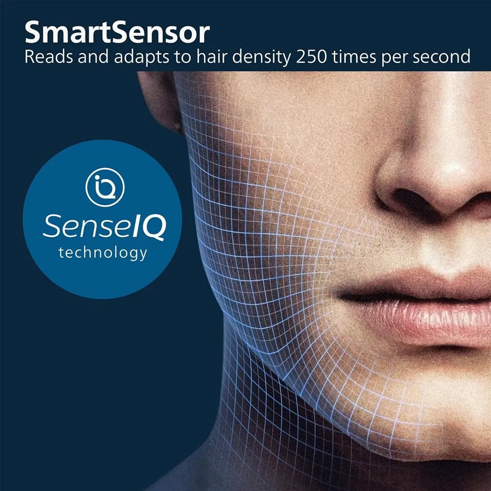 Rechargeable Electric Foil Shavers with 2 Blade Heads Reciprocating Ipx7 Waterproof