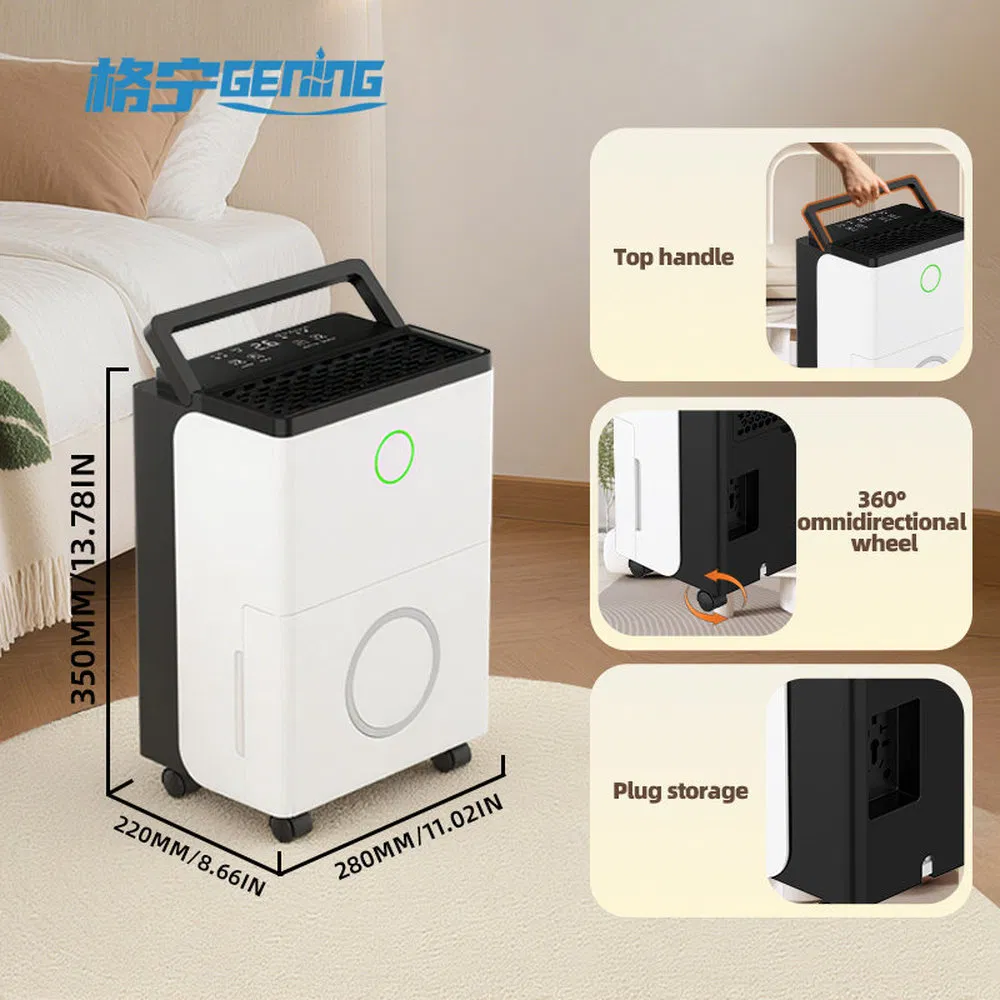 Intelligent Overflow Prevention Design SL-6006e Mini Moisture Absorber Dehumidifier for Living Room