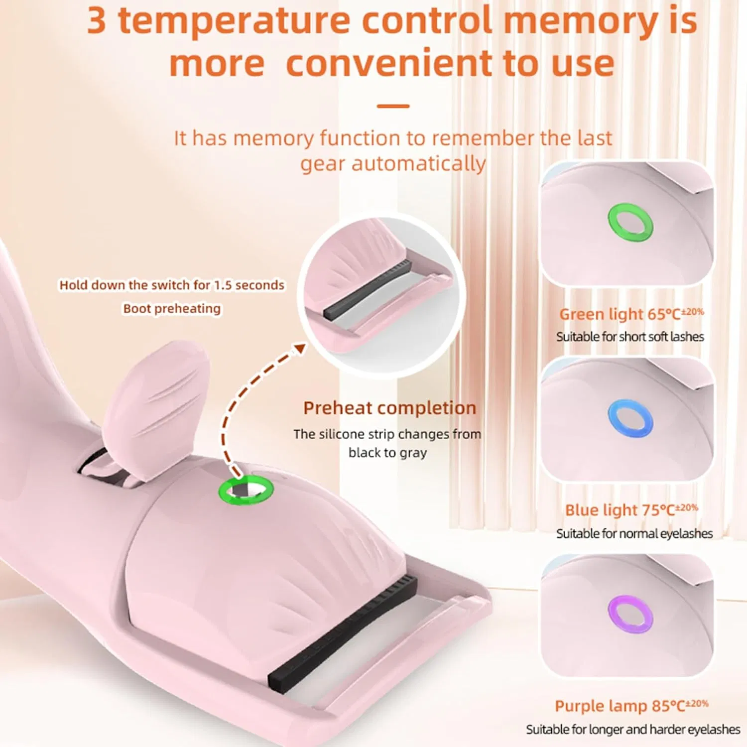 Professional Heated Eyelash Appliance for Perfect Makeup Every Time