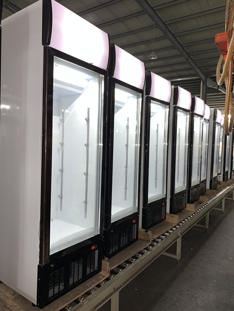 Factory Price 268L Commercial Single Glass Door Ice Cream Showcase Lsd-268