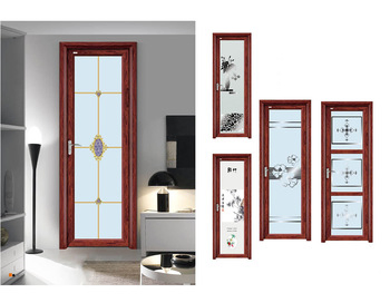 Champagne Color Aluminum Frame Sliding Glass Doors (SC-AAD004)