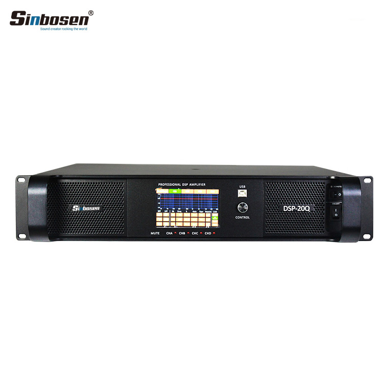 4 Channels Audio Professional Power Amplifier DSP20000q with 3 Year Warranty