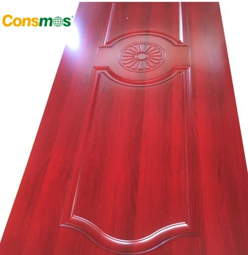 Consmos Factory Price 3mm MDF HDF New Models Melamine Natural Wood Veneer Door Skin