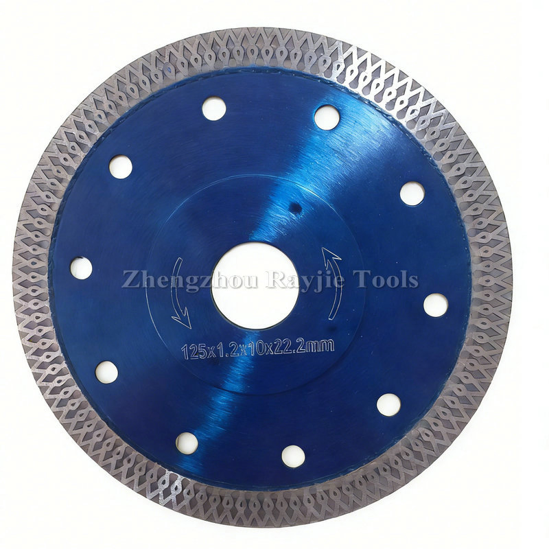 Factory Direct Sale X Mesh Turbo 105mm 115mm 125mm Super Thin Diamond Saw Blade for Ceramic Tile Cutting