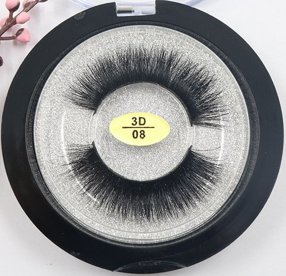 3D Soft Mink Hair False Eyelashes Handmade Wispy Fluffy Long Lashes Natural Eye Makeup Tools Faux Eye Lashes