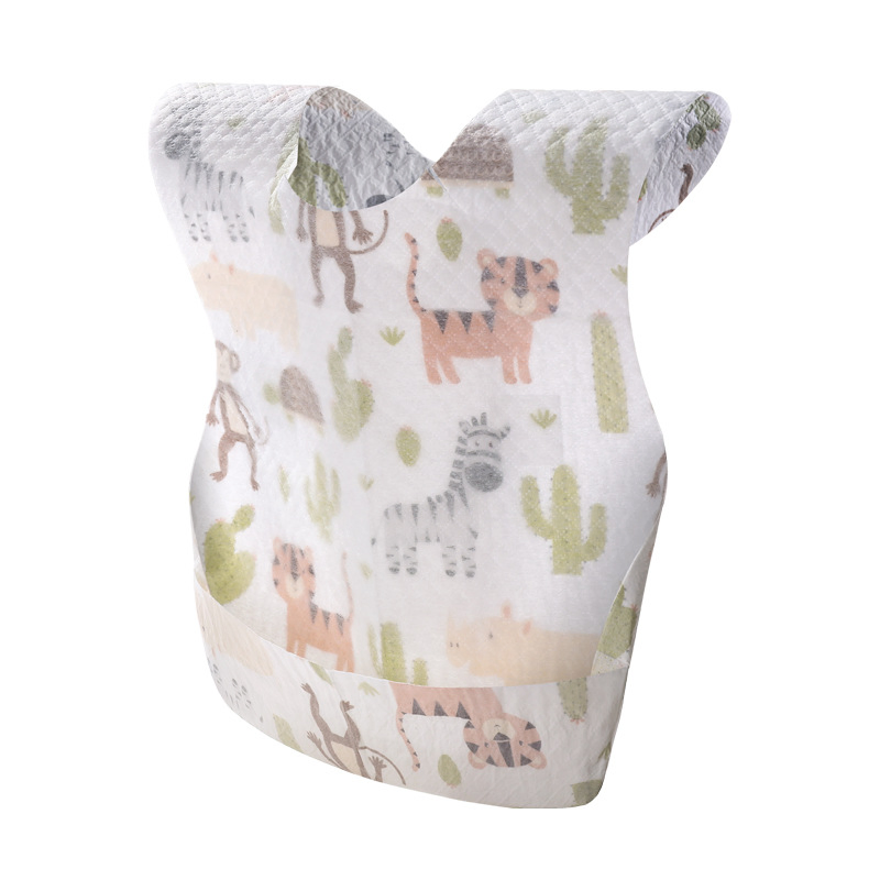 Hot Selling Baby 10-Piece Set of Disposable Pass-Through Portable Dental Bibs