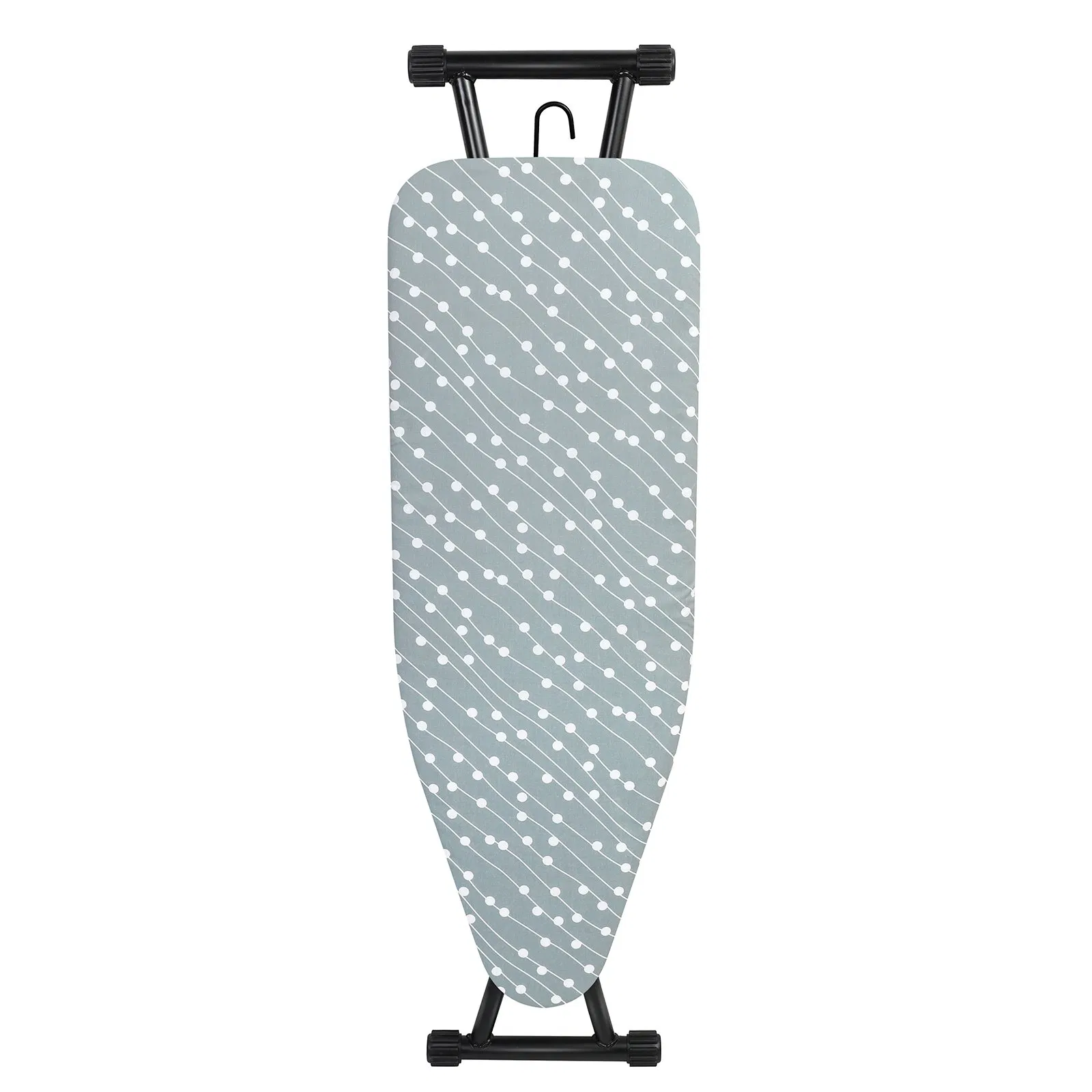 Hotel Multi-Function Fireproof Foldable Ironing Board with Cover Black Gray Cotton Fabric Cover Ironing Board