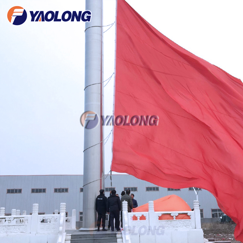 60m No Tangle Electrical Operated Stainless Steel Giant Flag Pole