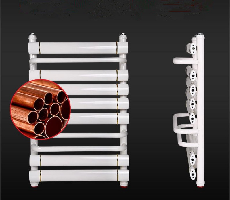 Wall Mounted Aluminum Hot Water Heating Towel Radiator Bathroom Towel Rail Warmer