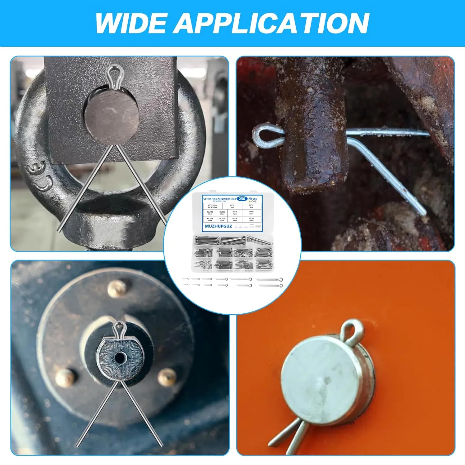 0.6mm to 20mm Split Pins GB /T 91, ISO 1234, Dineniso1234