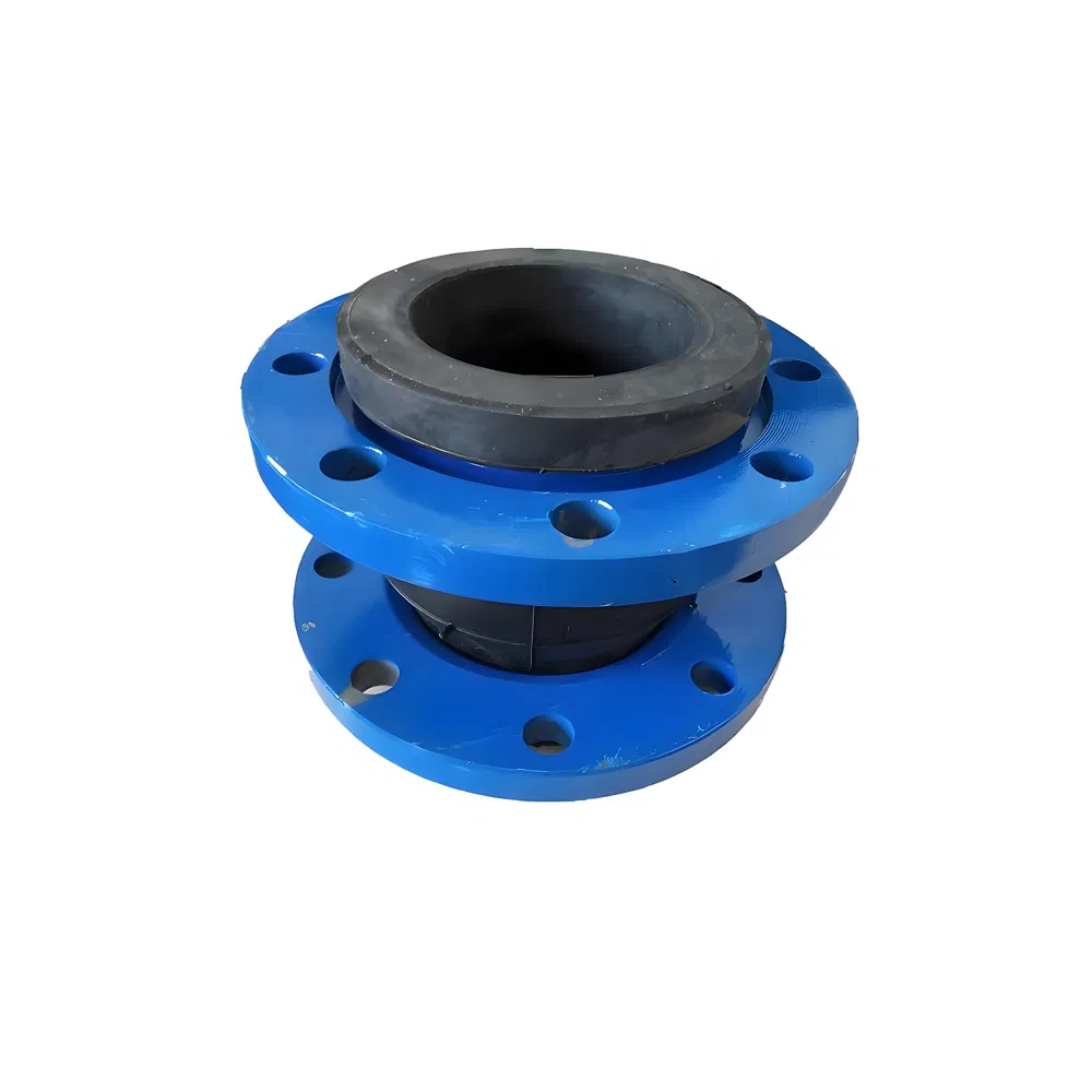 DN200 Stainless Steel Flexible Flanged Double Sphere Rubber Expansion Bellow Joint Manufacuter