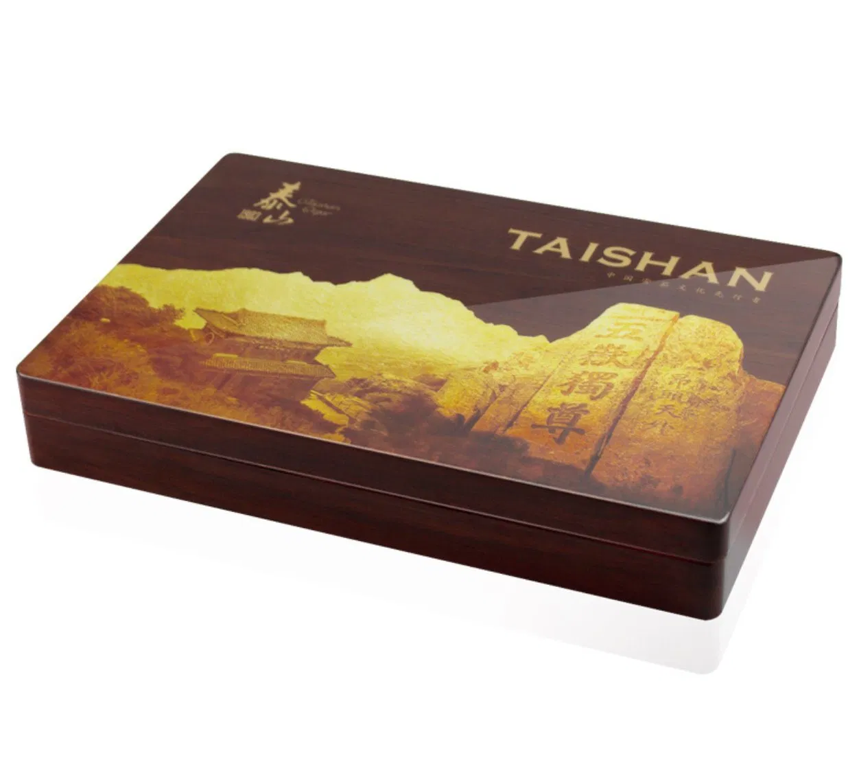 High-Quality Custom Painting Camphorwood Cigar Humidor Box