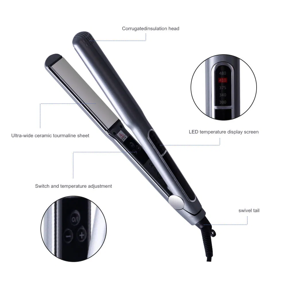 Vegan Lizz Extreme 480 F Titanium Plate Professional Hair Straightener