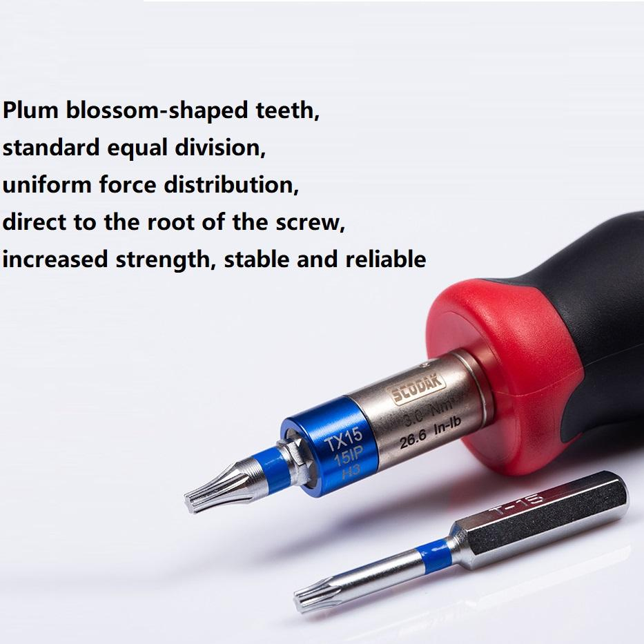 Adjustable Hexagonal T Handle Screwdriver for Precision Torque