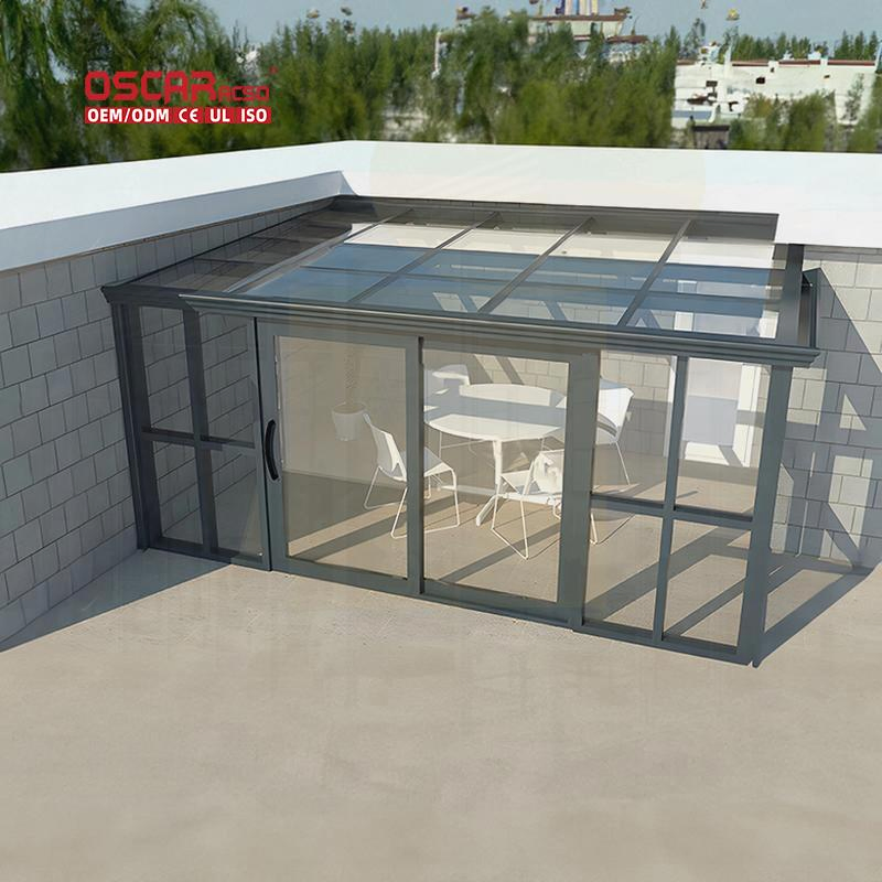 Design Slatted Aluminum Bifold Folding Sliding Glass Accordion Doors for House Interior Sunroom