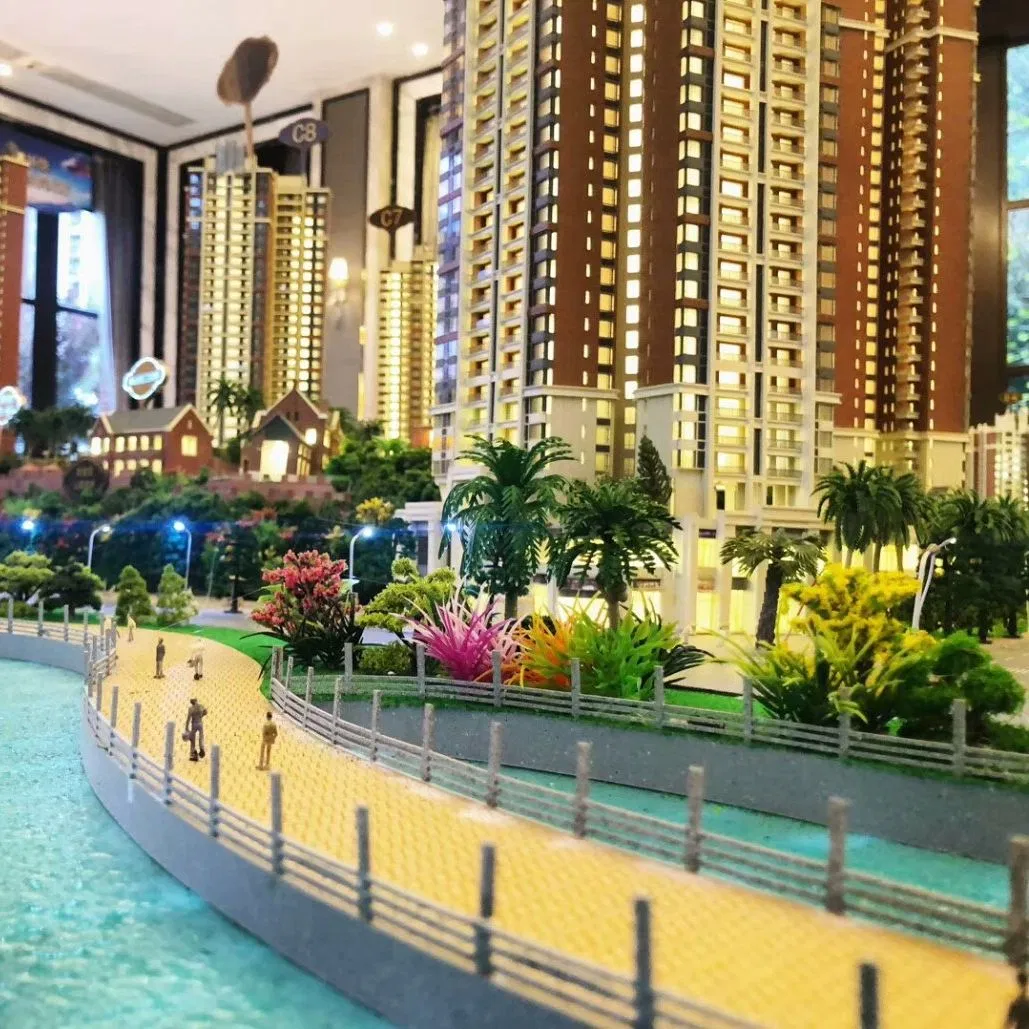 High End Modern Residential Apartment Planning Proportion Sand Table Model