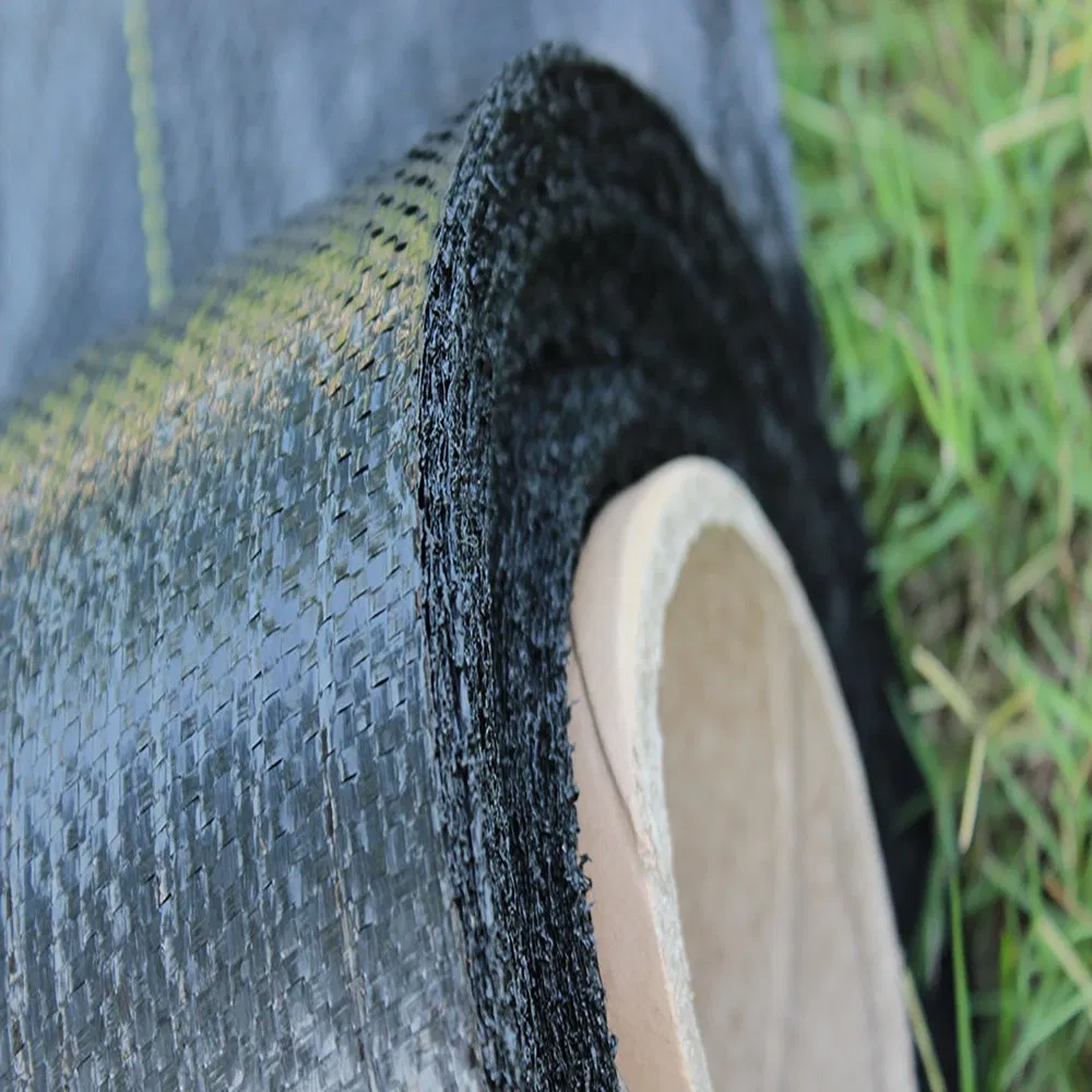 Customizable Size Anti-Grass PE Ground Cover Mesh Weed Mat Roll PP Woven Membrane Mulch Film Garden Supplies Blocker