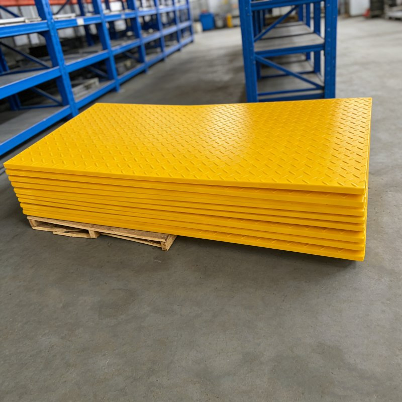 Low Friction Coefficient Superior High Impact Strength Temporary Ground Mats