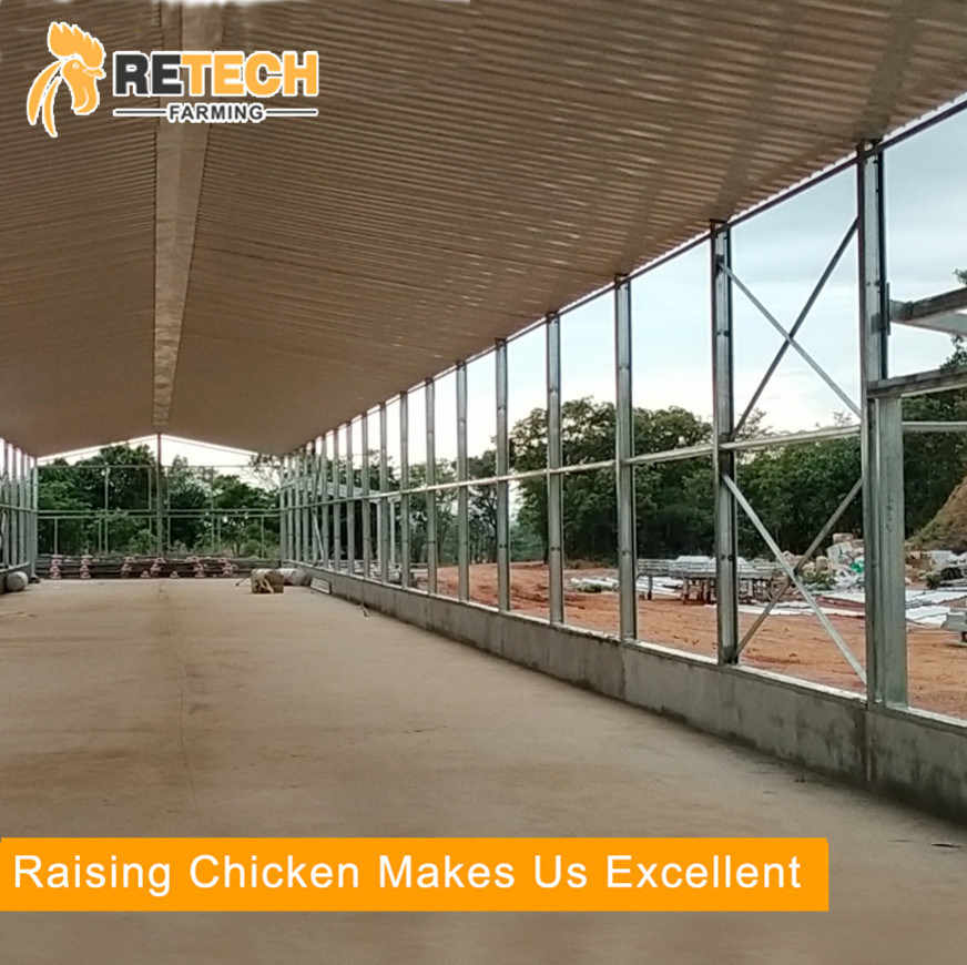 Direct Factory Supplies Steel Structure Prefab House Chicken Farm Poultry Shed