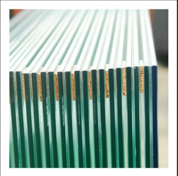 17.52mm Polished Edges Tempered PVB Sgp Laminated Glass for The Balustrade