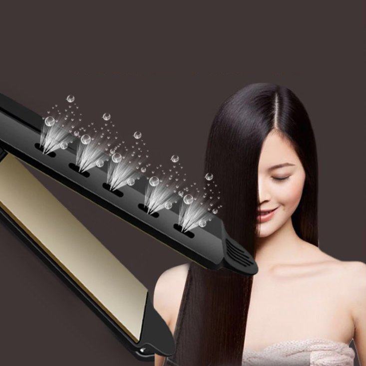 Professional Customize Ceramic Coating Display Flat Iron Steam Hair Straightener