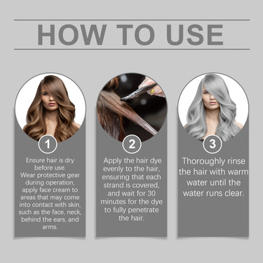 Wholesale Permanent Professional Hair Color Products Grey Hair Color Cream Hair Dye Colour for Salon