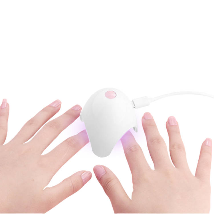 USB Cable 10W Portable Nail Lamp Dryer with 5PCS UV LED Light Beads for Manicure Nail Art