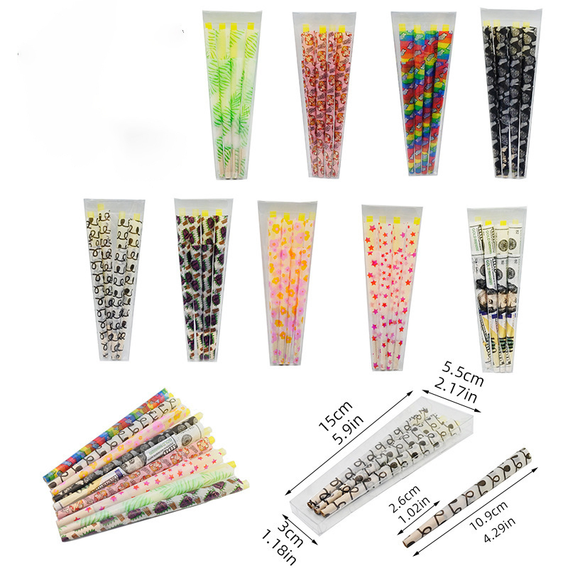 High Quality Various Types of Printing Ultra Thin Smoke Paper Plastic Tobacco Rolling Paper Manufacturer