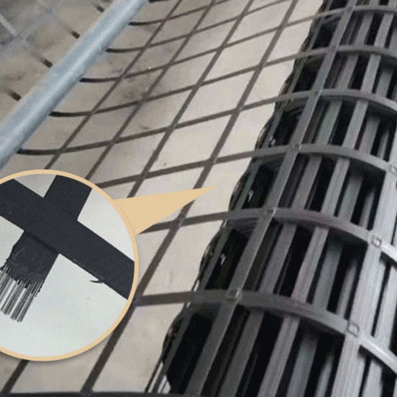 Retaining Wall Steel-Plastic Composite Geogrid