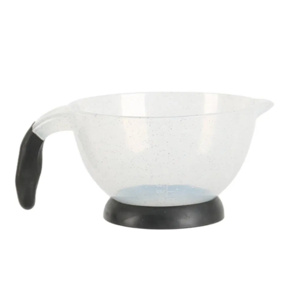 Colorful Pearl Glow Translucent Dye Bowl Thickened Mixing Container Measurement Markings