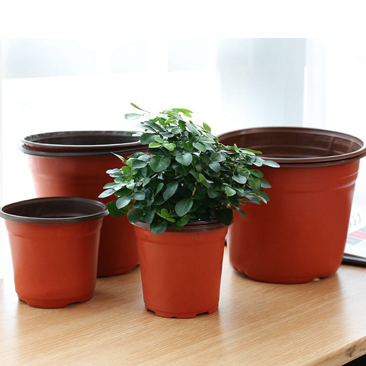 Горшок для рассады пластиковый двухцветный 90 мм