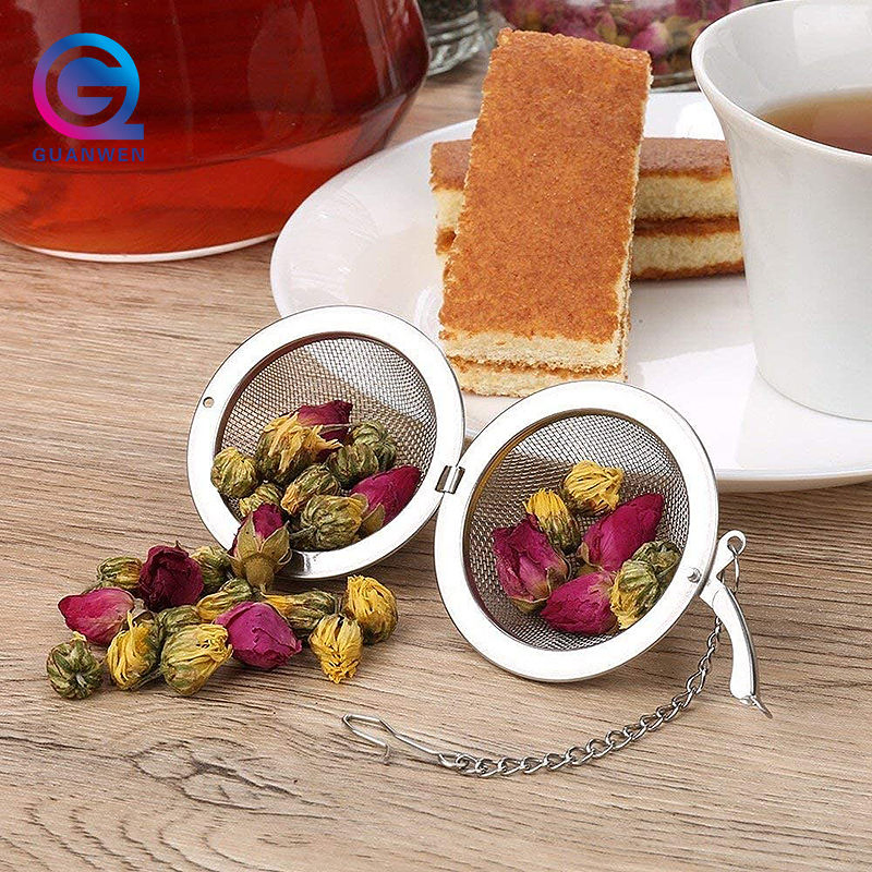 Food Grade Stainless Steel Mesh Tea Infuser Ball Stainless Steel Tea Filter, Tea Strainers, Tea Infuser