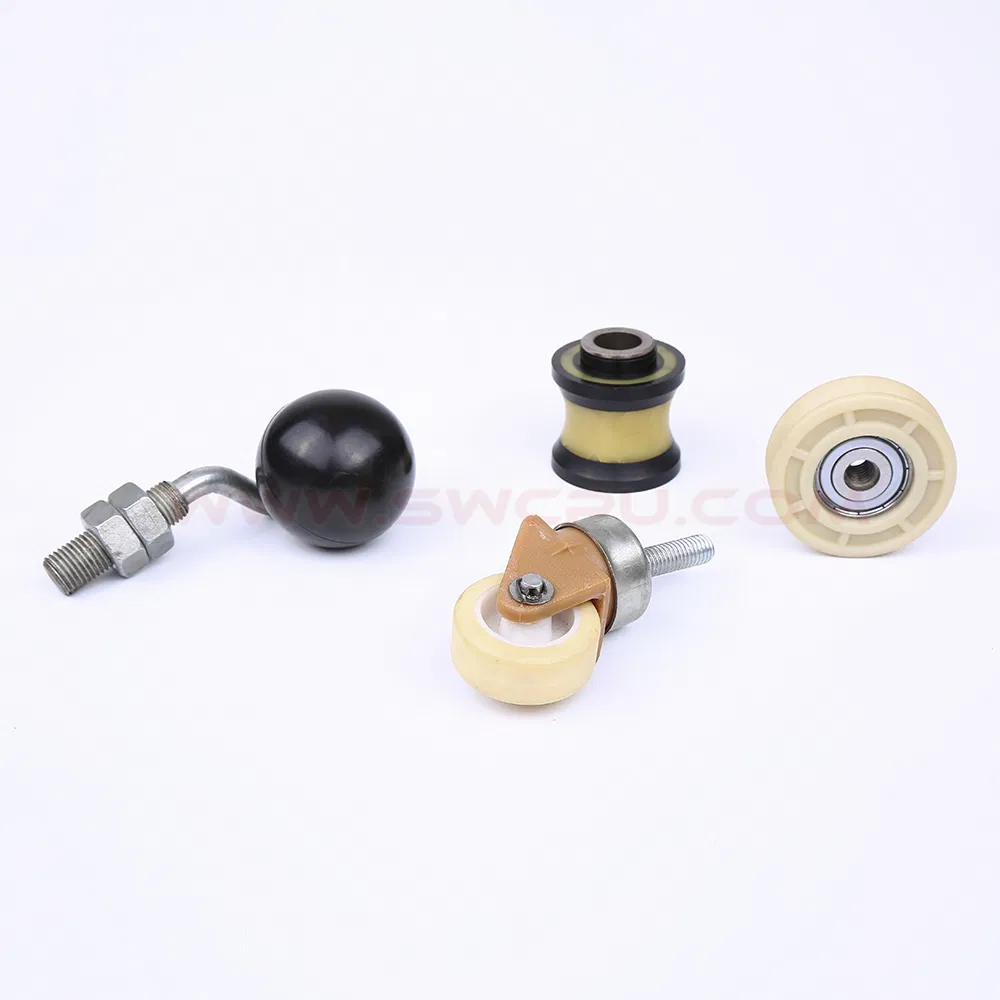 High Quality Injection Molding Rubber Plastic Spherical Wheel Caster