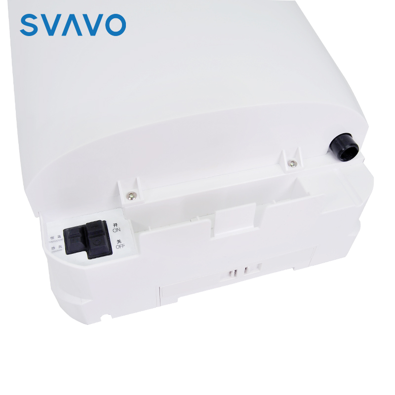Svavo Bathroom Toilet Wall Mounted Touchless Automatic Sensor High Speed ABS Electric Jet Hand Dryer