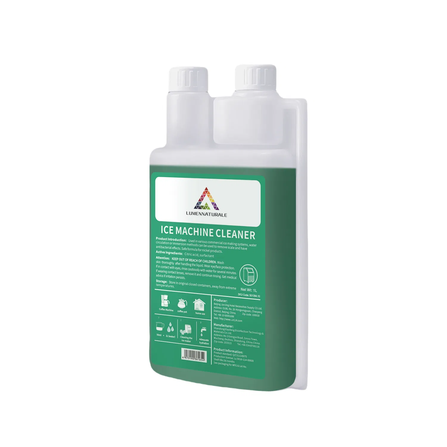 Professional Cleaner Ice Machine Cleaning with Powerful Liquid Detergent Formula