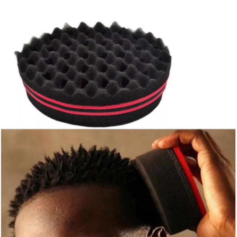 Hair Magic Twist Sponge for Curl Curling Sponge Brush Men and Women Foam Hair Wave Sponge Big and Small Holes