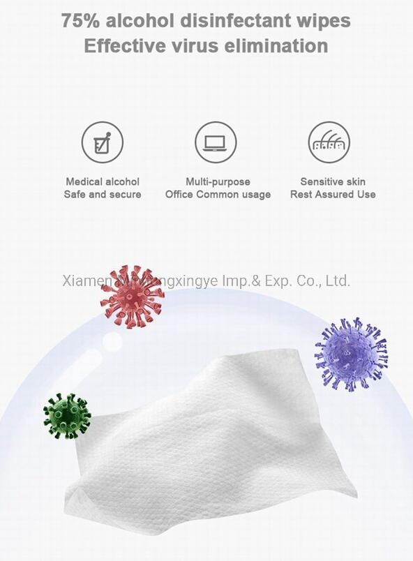 Yobysin Wholesale Super Soft Containing 75% Alcohol Antibacterial Wet Wipes