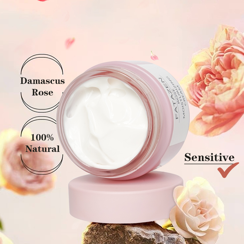 Nourishing Soothing Lighten Skin Fine Lines Natural Rose Hydrating Moisturizing Facial Cream