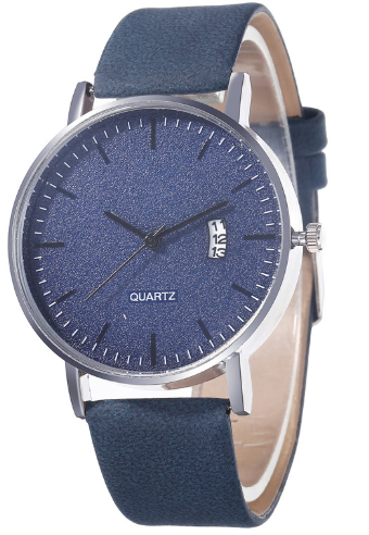 Customized Private Label Luxury Men Big Colorful Dial Leather Watches