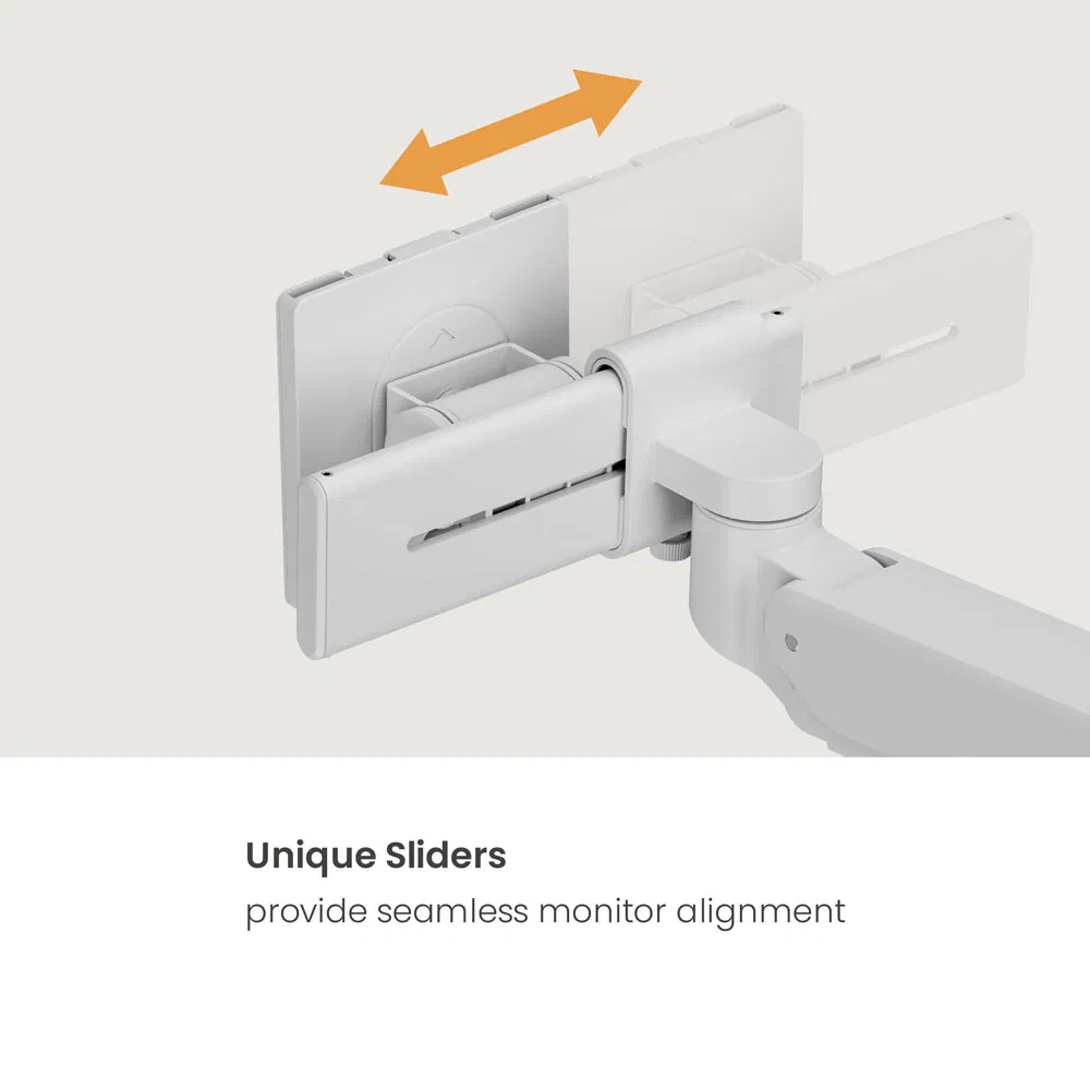 Кронштейн для 4 мониторов с механической пружиной, 17-40 дюймов