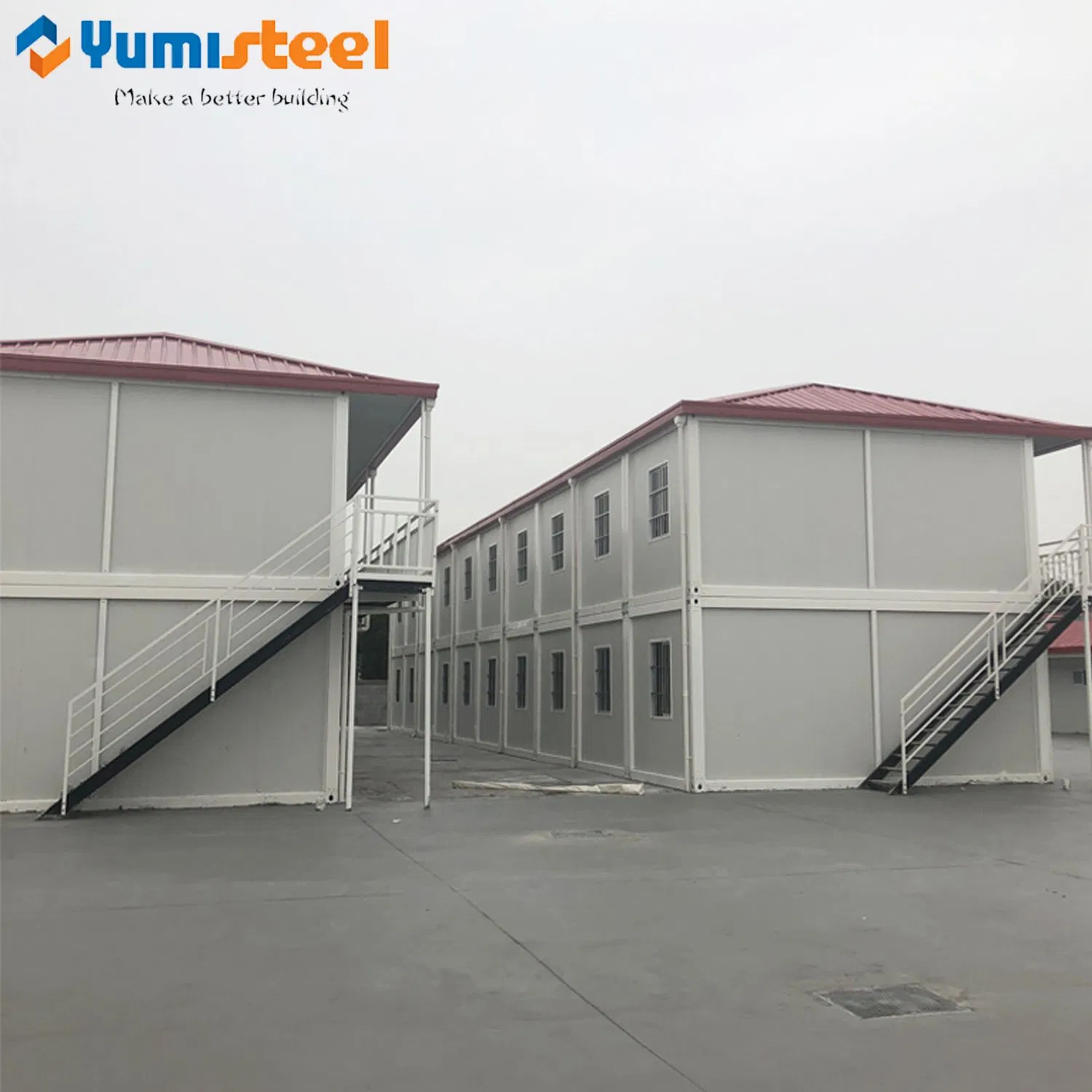 Customized Thermal Insulated Sandwich Wall Panel Prefab Mobile Container House for Hotel