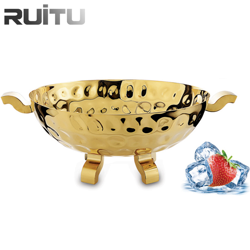 Club Party Table Top Stainless Steel Brass Gold Pineapple Coca Cola Belvedere Inflatable Galvanized Bucket Holder Cooler Hammered Ice Bucket