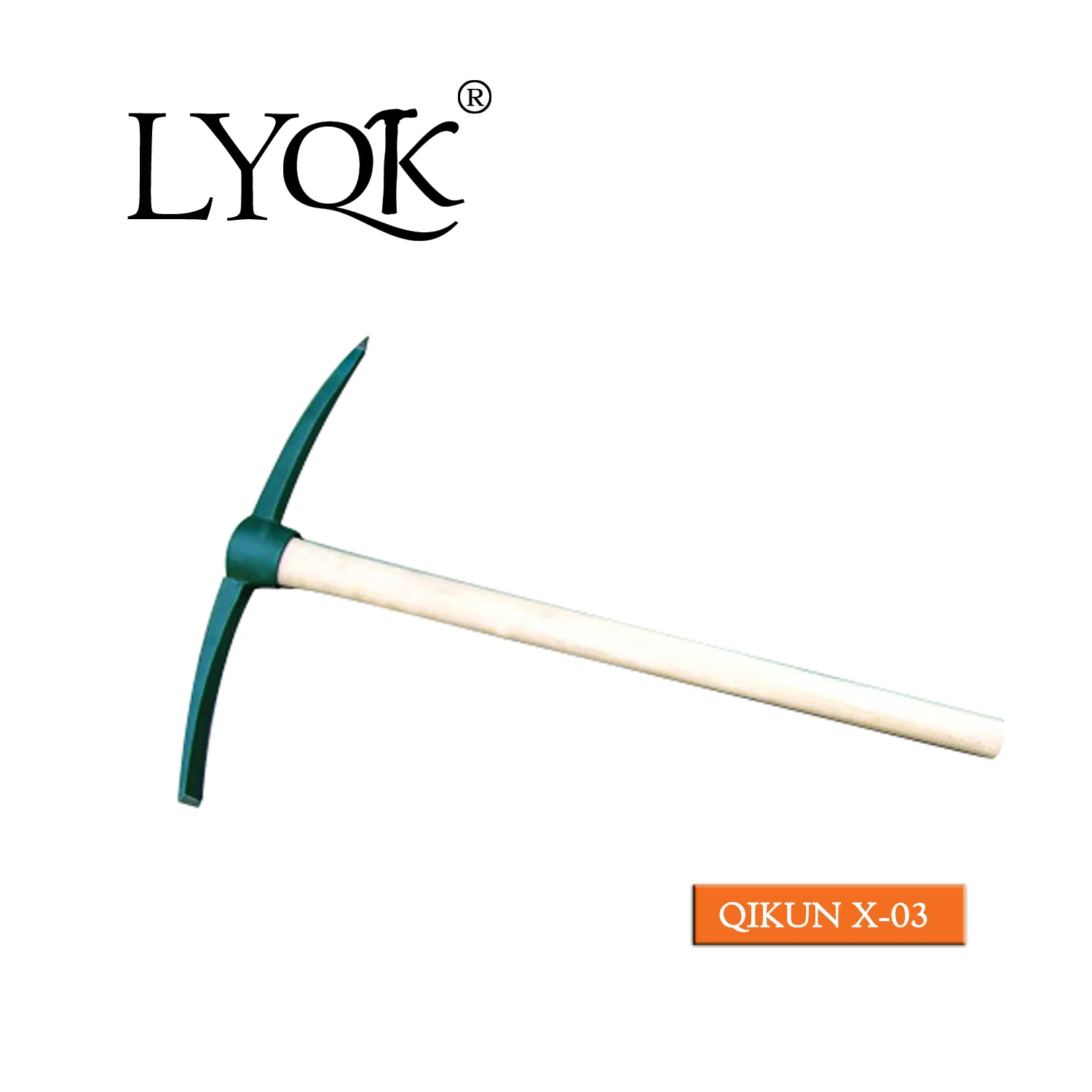 X-01 High Quality Rail Steel 65mn Agriculture Farm Garden Hardware Hand Tools Pick Head Mattock Pickaxe