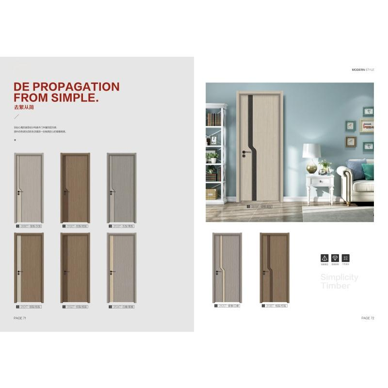 High-Quality Fire Rated Wooden Door for Secure Exits