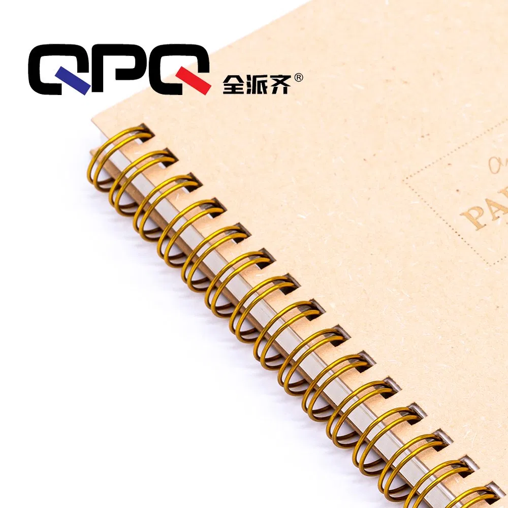 Beautiful Color Pet Coated Steel Wire Double Loop Binding Spiral for Notebook & Calendar