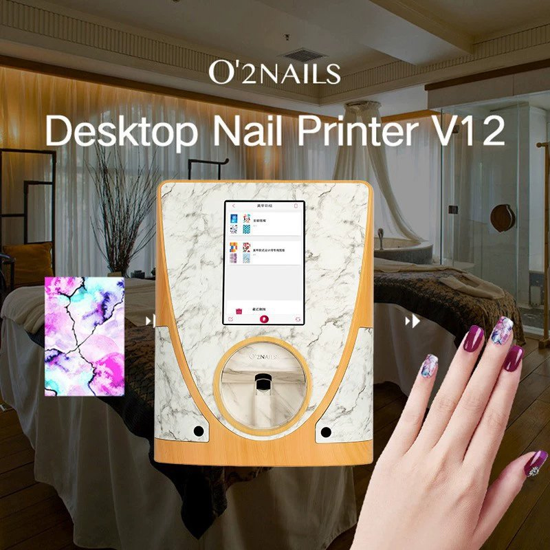 Professional Nail Art Printer Intelligent 3D Nail Painting Machine