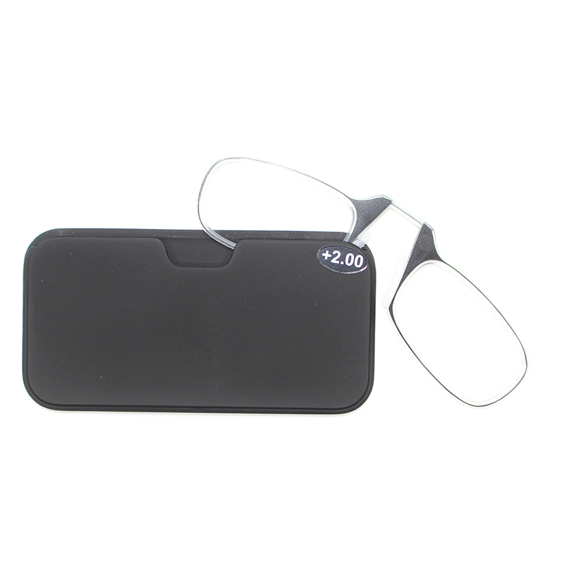 Key Chain Wallet Pocket Nose Pad Silicon Mini Reading Glasses for Men/Women Reader