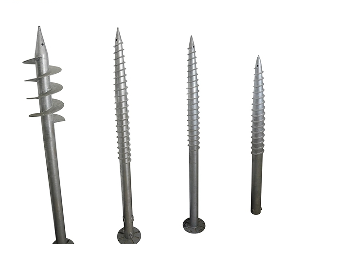 Galvanized or Painted Soil Screw Anchor