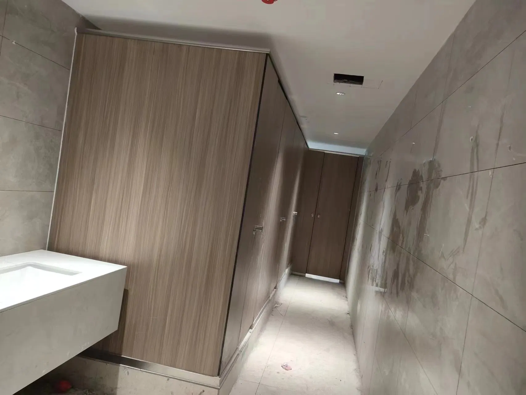 New Design Phenolic Resin HPL Commercial Toilet Cubicle Partition